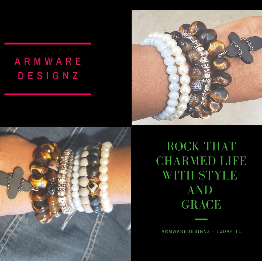 Classic Styles Bead Bracelets & Earth Tone Charms